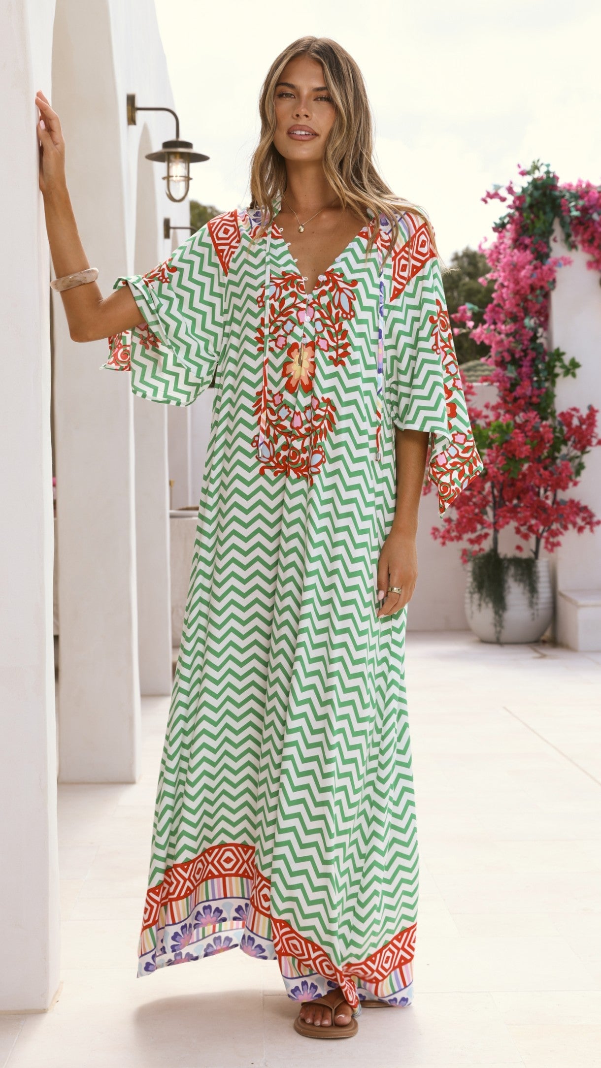 Bree Maxi Dress - Ziggy Print