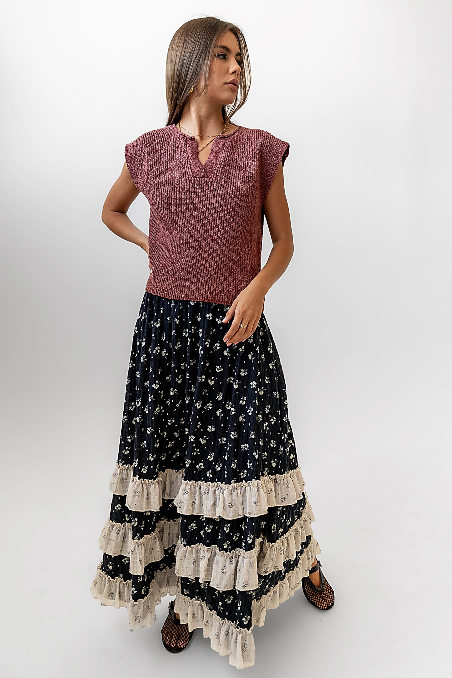 Aylin Sweater in Marsala - FINAL SALE