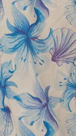 Zarie Mini Dress - Ocean Bloom
