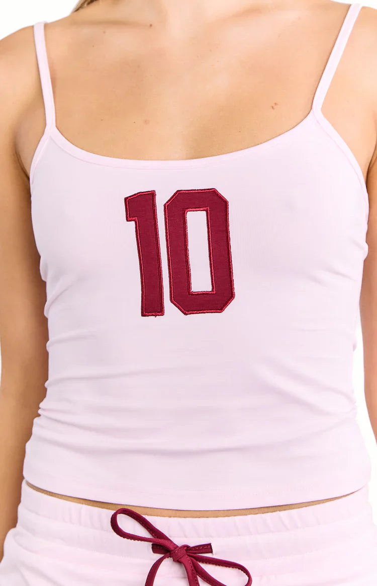 Karey Pink Jersey Top
