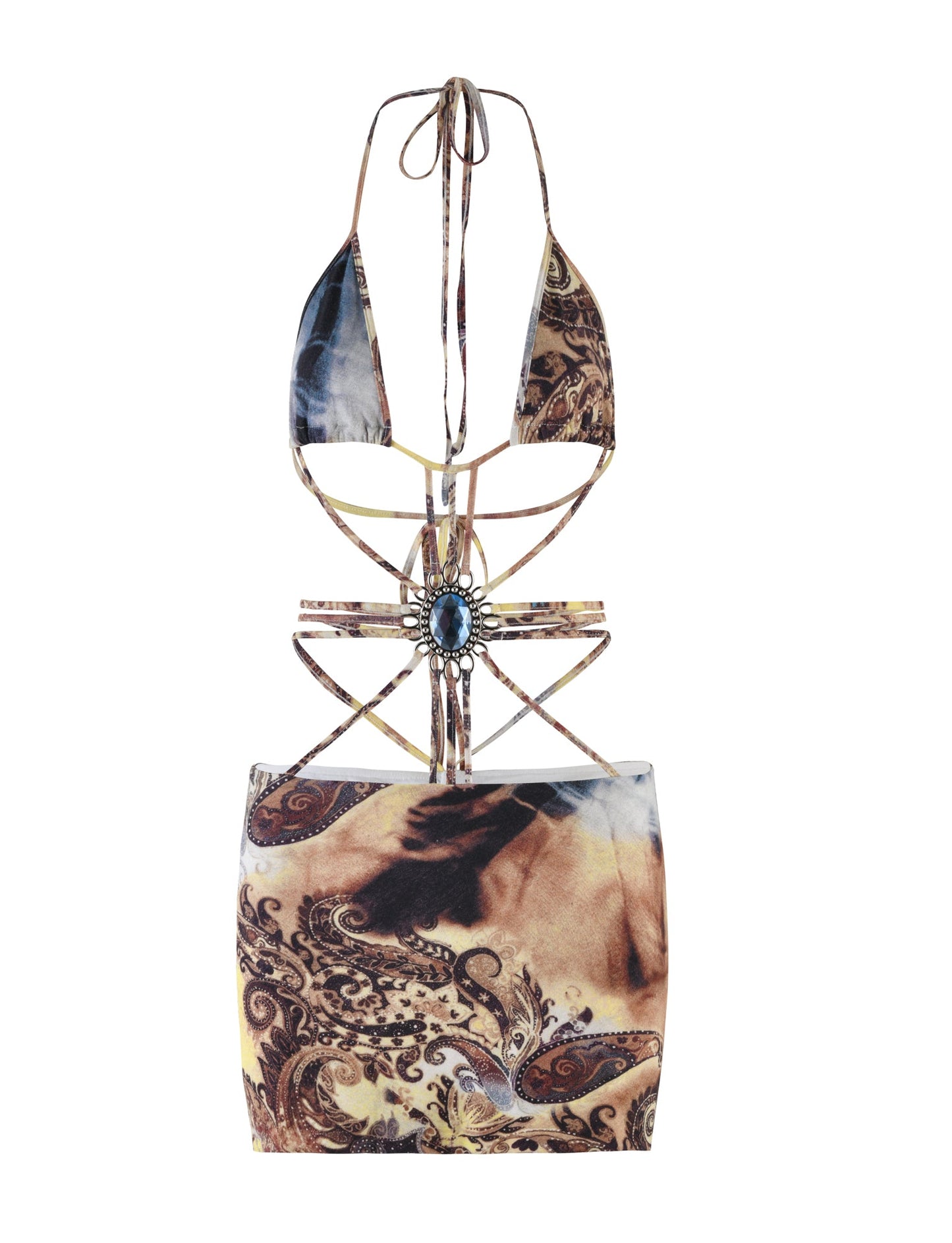 MARCEL DRESS - MULTI : TIE DYE : PAISLEY TIE DYE
