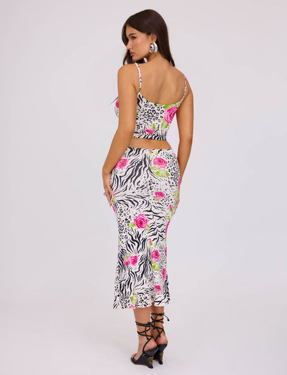 IRIE SKIRT - MULTI : ZEBRA