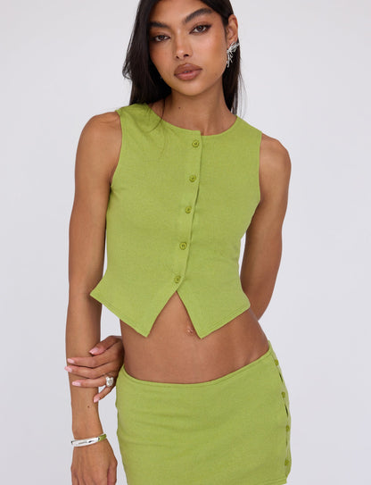 OAKLEE SKORT - GREEN : MATCHA GREEN